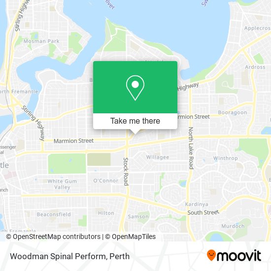 Woodman Spinal Perform map