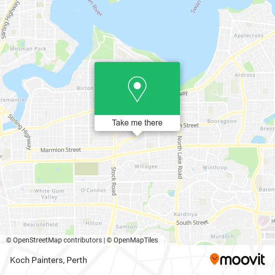 Koch Painters map