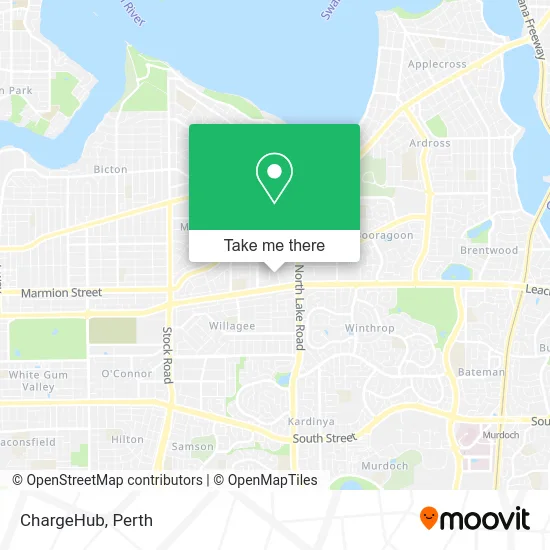 Mapa ChargeHub