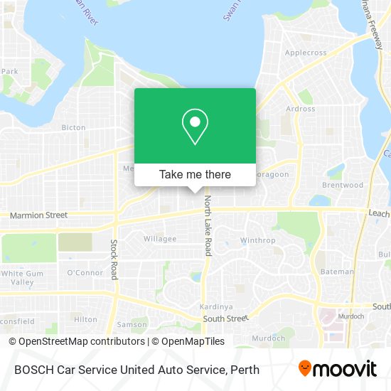 BOSCH Car Service United Auto Service map