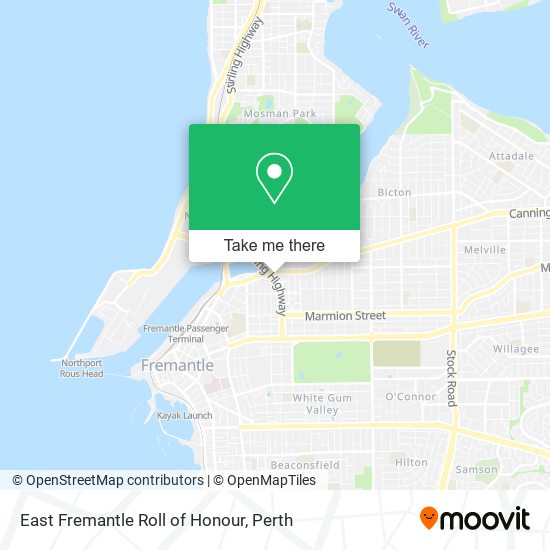 Mapa East Fremantle Roll of Honour