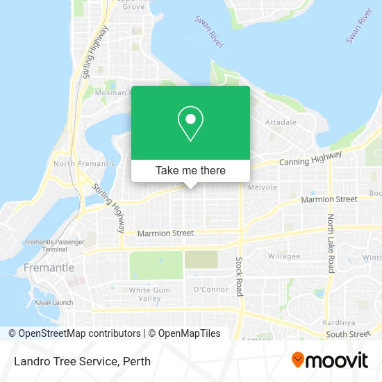 Mapa Landro Tree Service