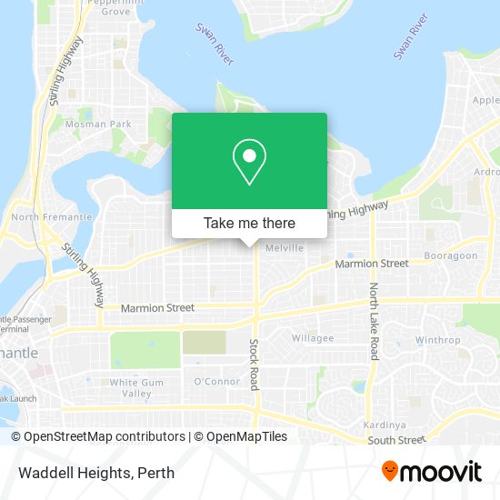 Waddell Heights map