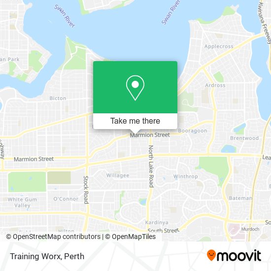 Training Worx map