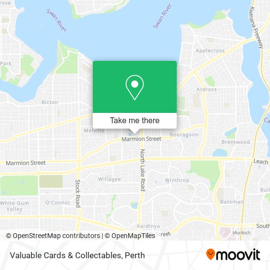Valuable Cards & Collectables map