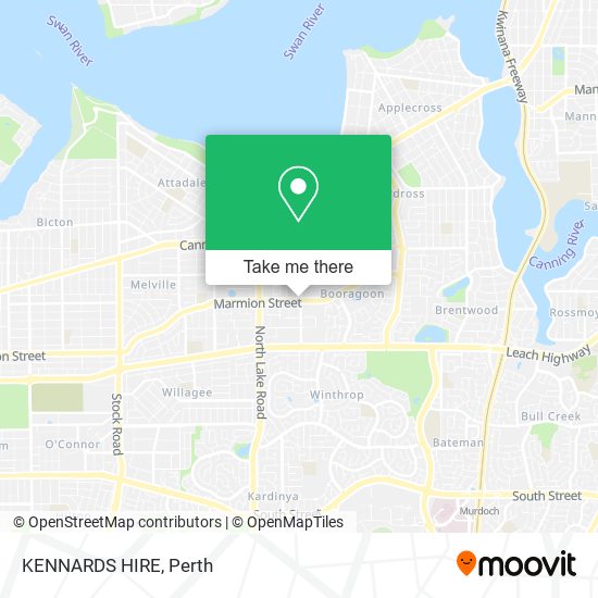 KENNARDS HIRE map