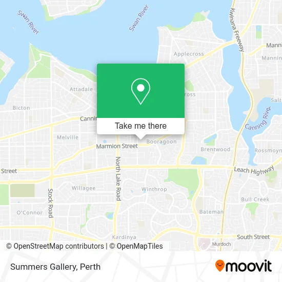 Mapa Summers Gallery