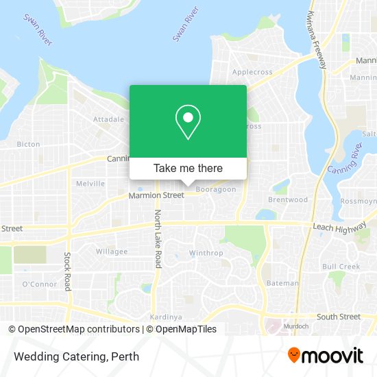 Wedding Catering map