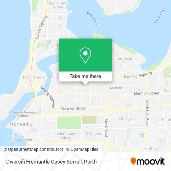 Diversifi Fremantle Casey Sorrell map