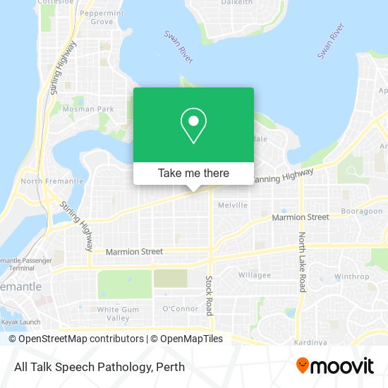 All Talk Speech Pathology map