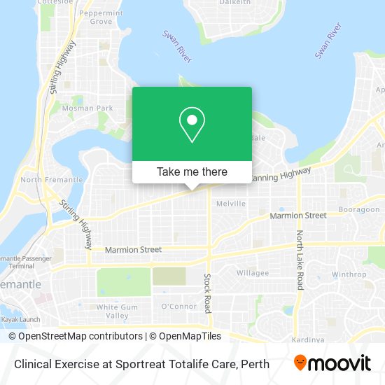 Clinical Exercise at Sportreat Totalife Care map