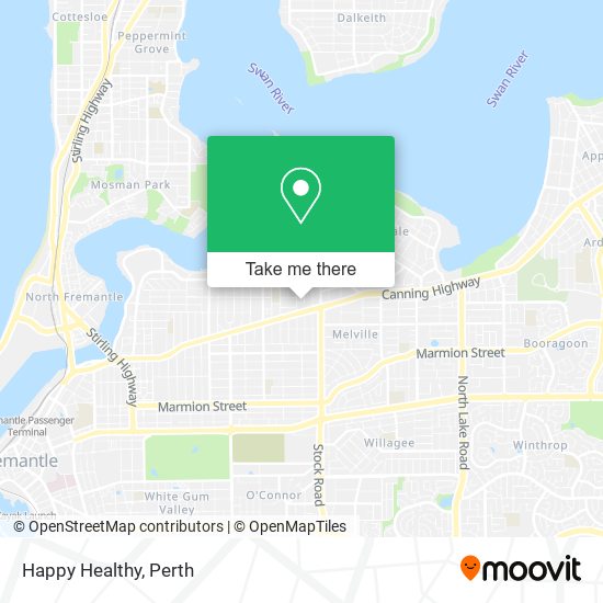Happy Healthy map
