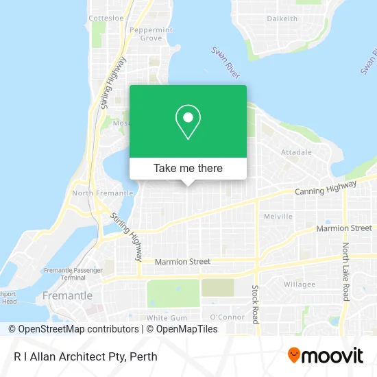 Mapa R I Allan Architect Pty