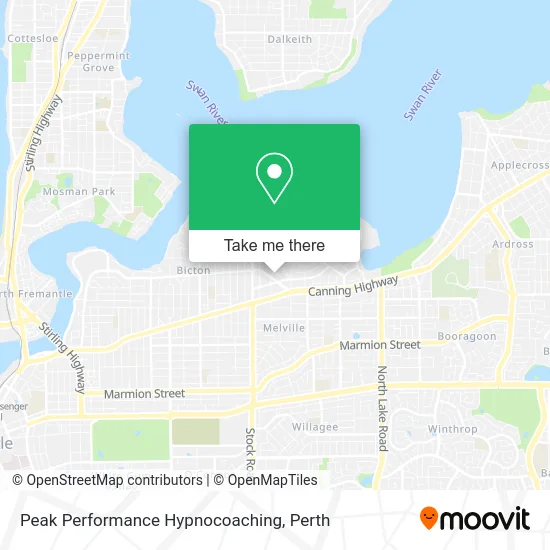 Mapa Peak Performance Hypnocoaching