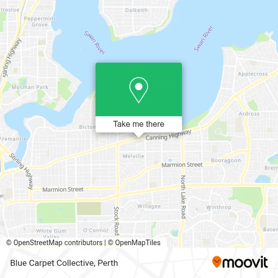 Mapa Blue Carpet Collective