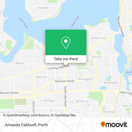 Amanda Caldwell map