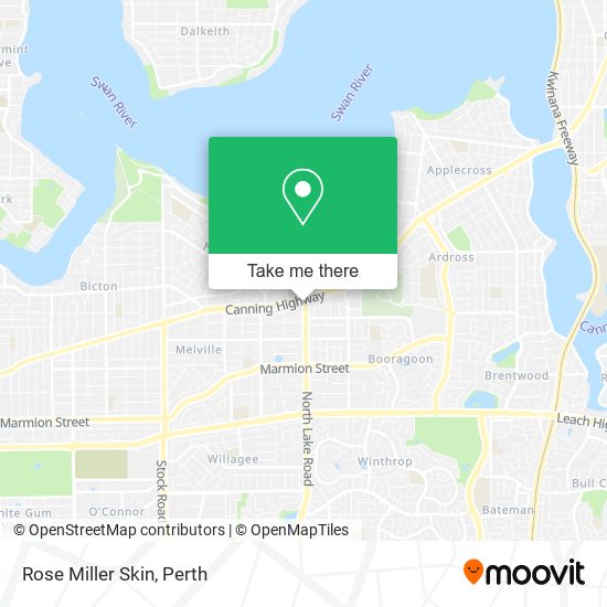 Rose Miller Skin map