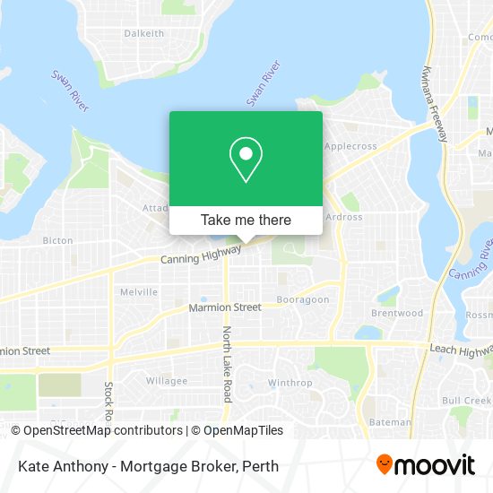 Kate Anthony - Mortgage Broker map