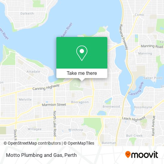 Motto Plumbing and Gas map