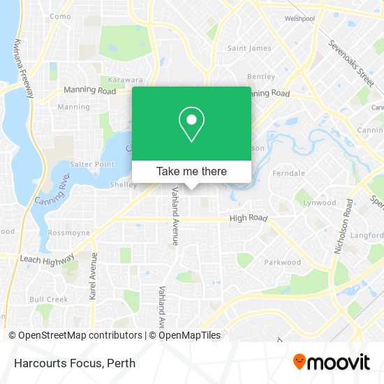 Mapa Harcourts Focus