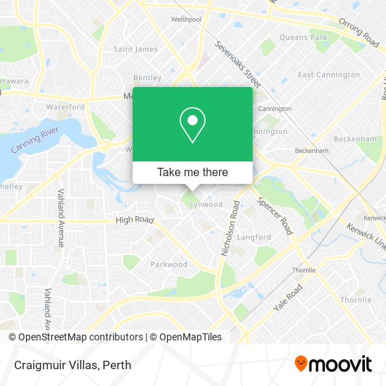 Craigmuir Villas map