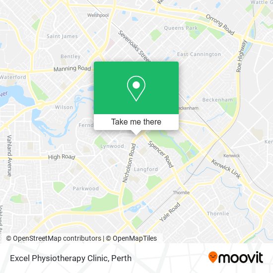 Excel Physiotherapy Clinic map