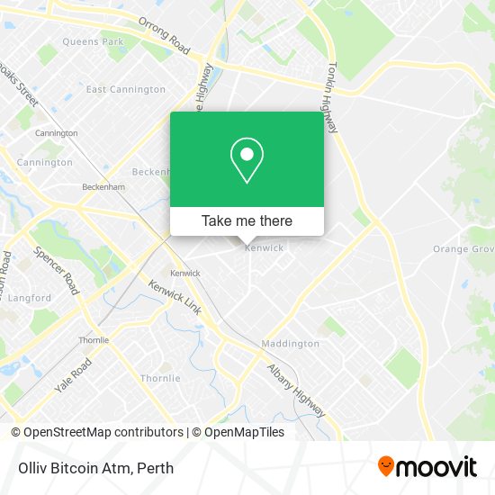 Olliv Bitcoin Atm map