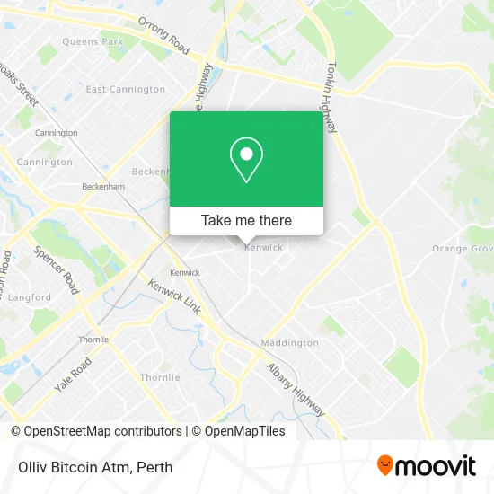 Mapa Olliv Bitcoin Atm
