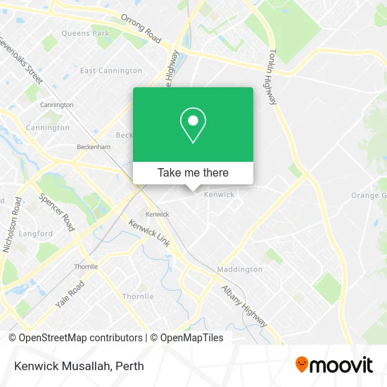 Mapa Kenwick Musallah