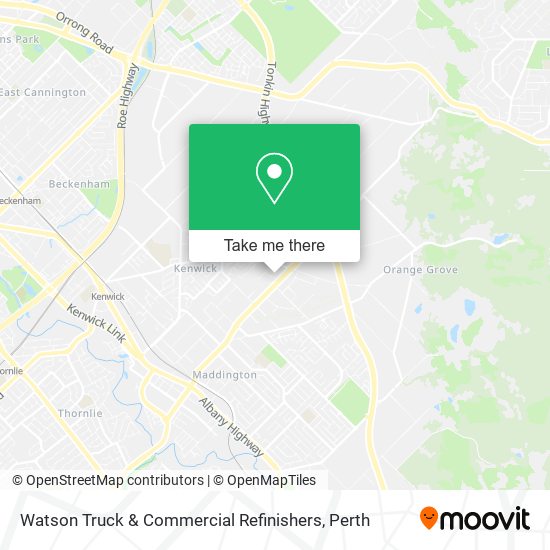 Watson Truck & Commercial Refinishers map