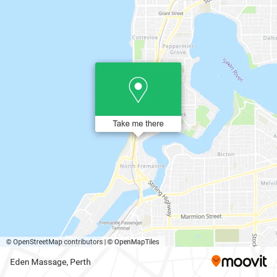 Eden Massage map