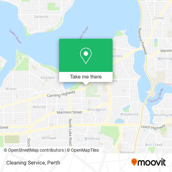 Cleaning Service map