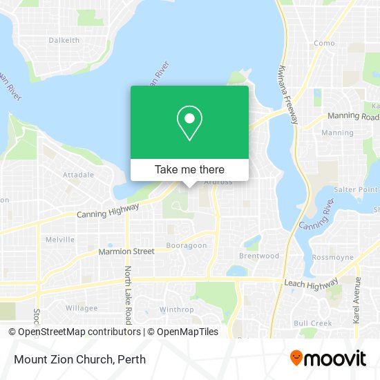 Mount Zion Church map