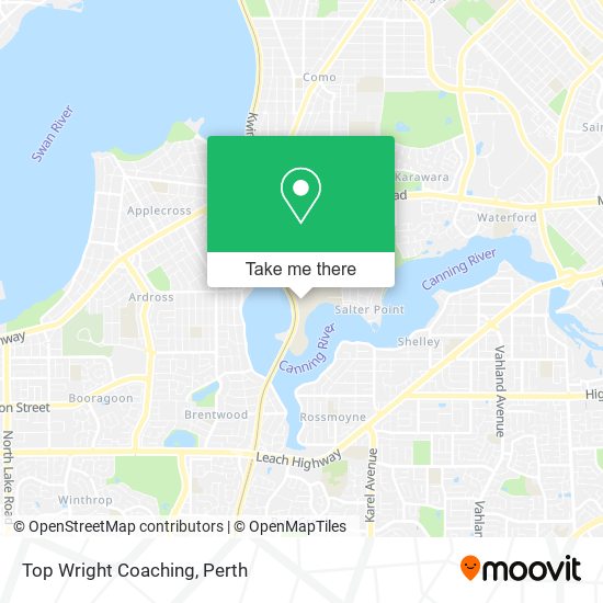 Top Wright Coaching map