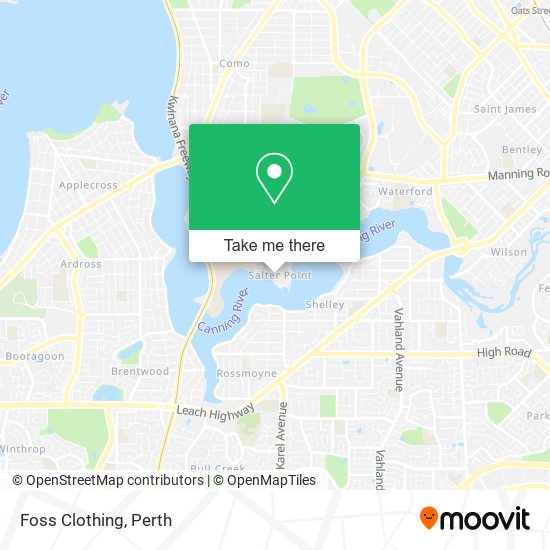 Foss Clothing map