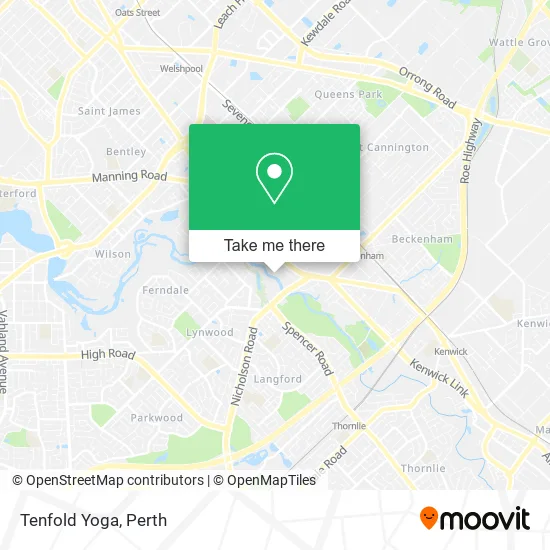 Mapa Tenfold Yoga