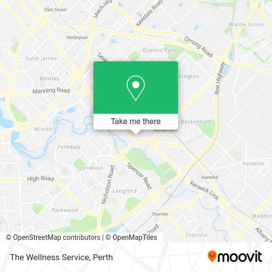 Mapa The Wellness Service