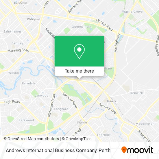 Mapa Andrews International Business Company