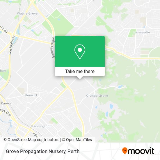 Grove Propagation Nursery map