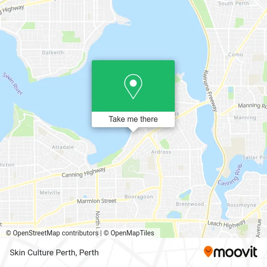 Mapa Skin Culture Perth