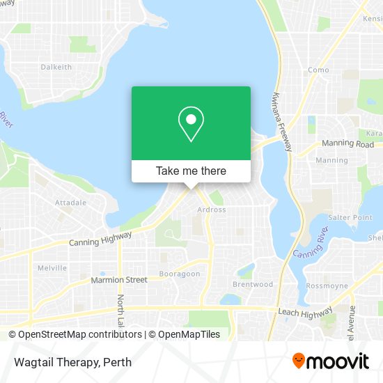 Mapa Wagtail Therapy