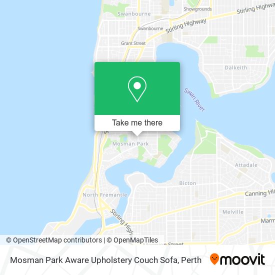 Mosman Park Aware Upholstery Couch Sofa map