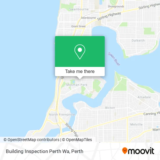 Building Inspection Perth Wa map