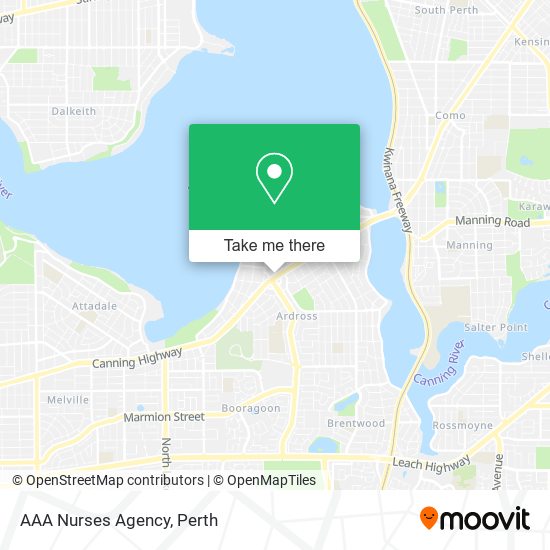 AAA Nurses Agency map