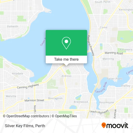 Mapa Silver Key Films