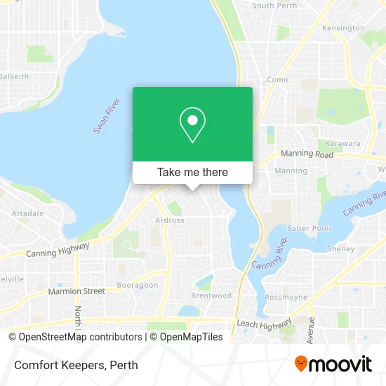 Mapa Comfort Keepers