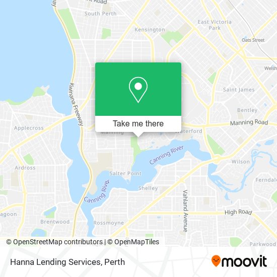 Mapa Hanna Lending Services