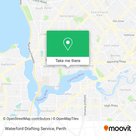 Mapa Waterford Drafting Service
