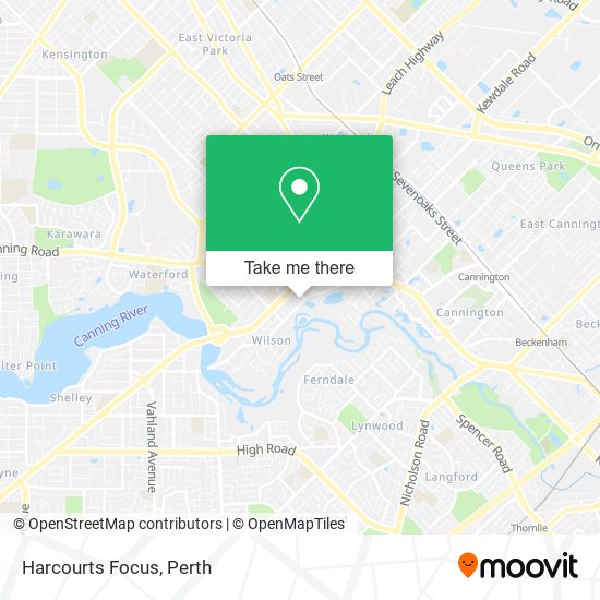 Mapa Harcourts Focus