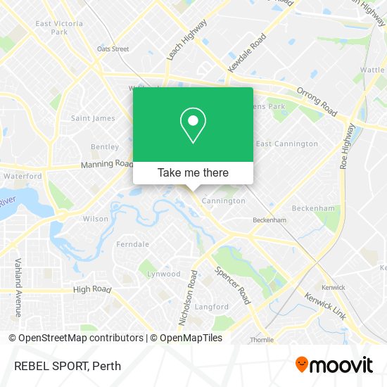 REBEL SPORT map